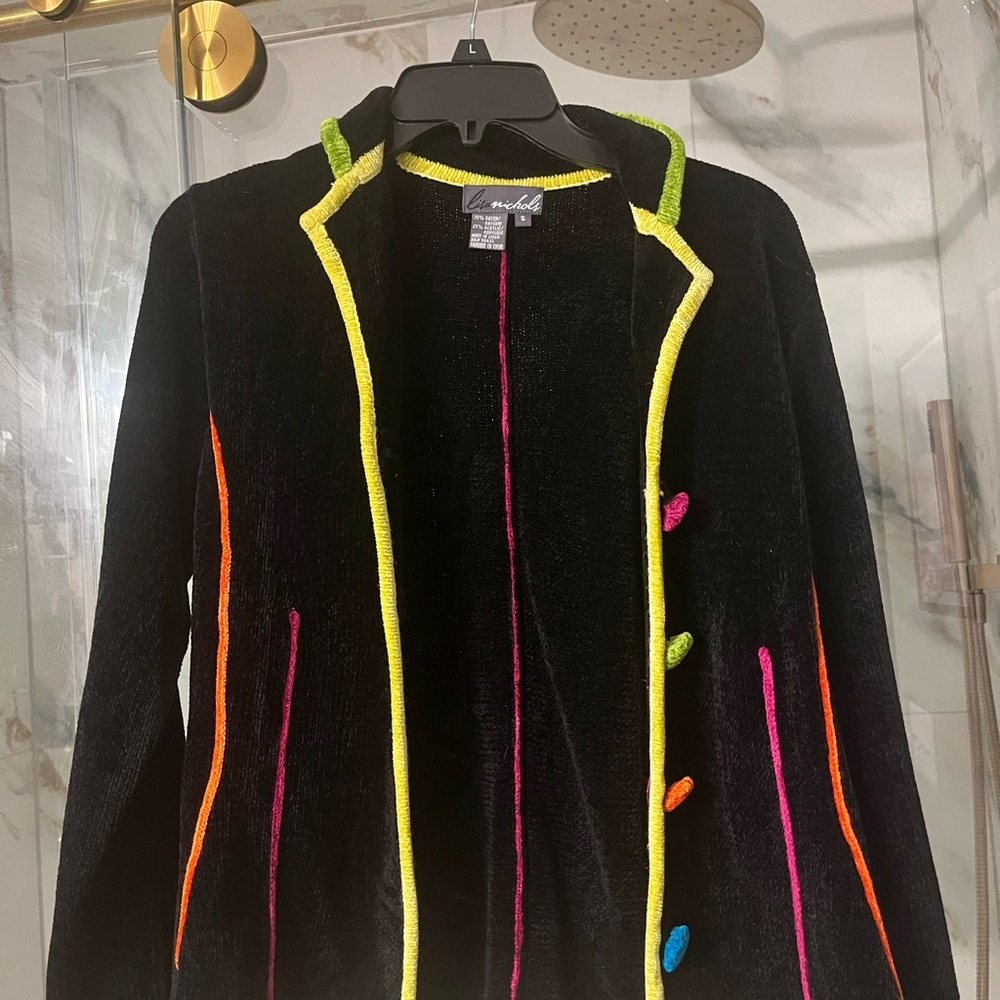 Vintage Lisa Nichols Cardigan – NWT 🖤✨